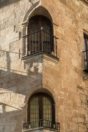 Salamanca (Castilla y Leon, Spain): historic building near Plaza Mayorの写真素材