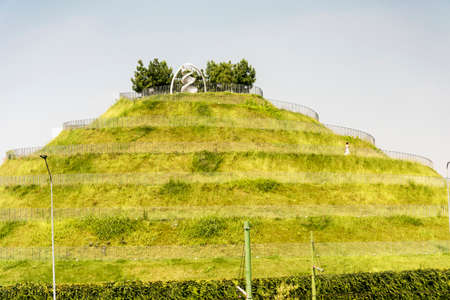 Milan (Lombardy, Italy): park in the new Portello area:: hillの写真素材
