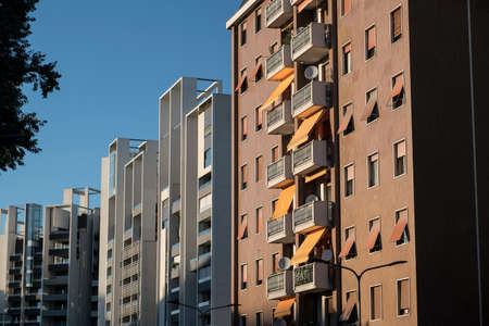 Milan (Lombardy, Italy): residential buildings in the new Portello area