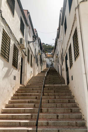 Jaen (Andalucia, Spain):  an old typical streetの写真素材