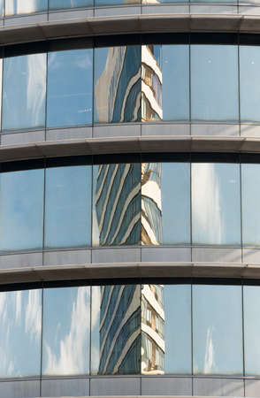 Barcelona (Catalunya, Spain): modern building near the Sants Stationのeditorial素材