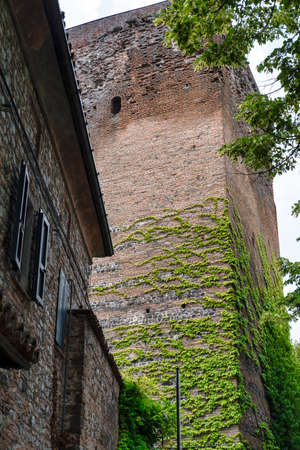 Rivalta Trebbia (Piacenza, Emilia Romagna, Italy): the historic castleのeditorial素材