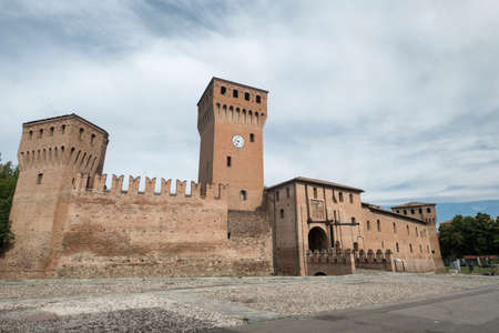Formigine (Modena, Emilia Romagna, Italy): the historic castleの写真素材