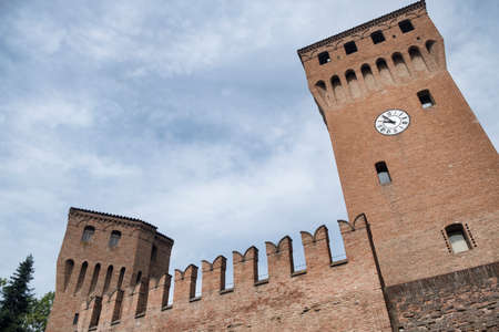 Formigine (Modena, Emilia Romagna, Italy): the historic castleの写真素材