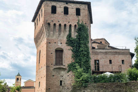Formigine (Modena, Emilia Romagna, Italy): the historic castleの写真素材