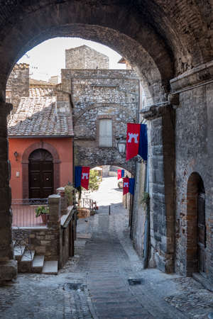 Narni (Terni, Umbria, Italy): typical street of the historic town