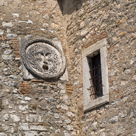 Alviano (Terni, Umbria, Italy): the medieval castle at summerのeditorial素材