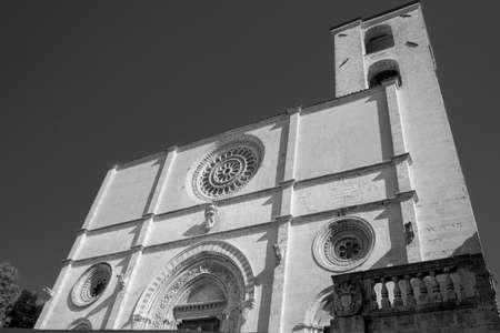 Historic building of cathedral in Italyの写真素材