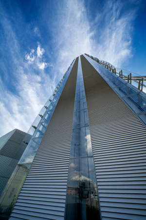 Milan, Lombardy, Italy: the Isozaki tower in the Citylife parkのeditorial素材