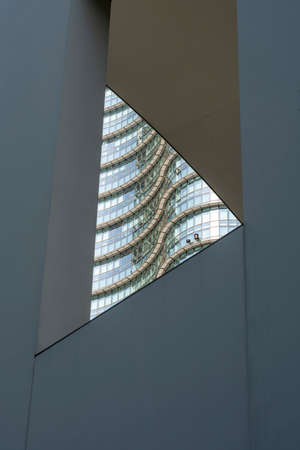Milan, Lombardy, Italy: modern architecture in the famous Gae Aulenti square