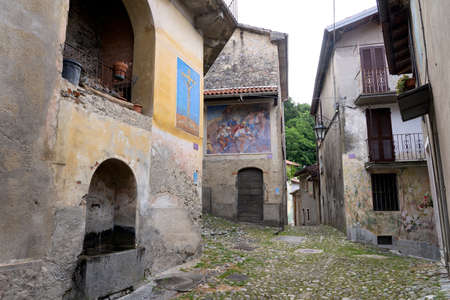 Arcumeggia, Varese, Lombardy, Italy: the painters villageのeditorial素材