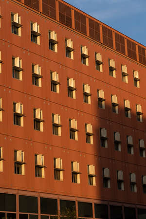 Milan, Lombardy, Italy: modern building in the new quarter of Bicoccaのeditorial素材
