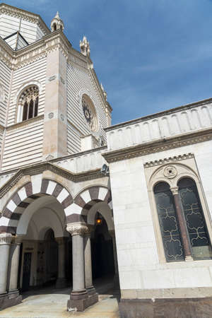 Milan, Lombardy, Italy: Cimitero Monumentale, historic cemetery (19th century)の写真素材