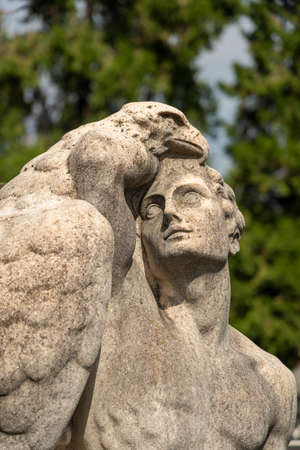 Milan, Lombardy, Italy: Cimitero Monumentale, historic cemetery (19th century)の写真素材