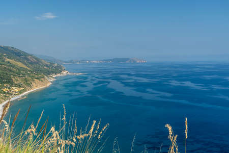 The coast at summer near Ascea, Salerno, Campania, Italy