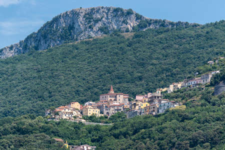 The coast of Maratea, Potenza, Basilicata, Southern Italy, at summer (July)