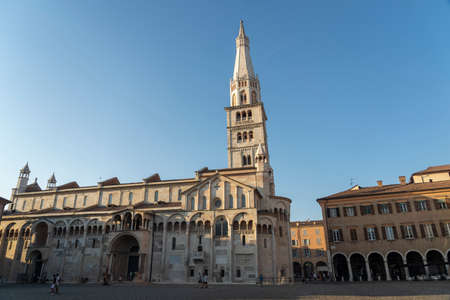Duomo of Modena (cathedral), Emilia-Romagna, Italy, medieval monumentのeditorial素材