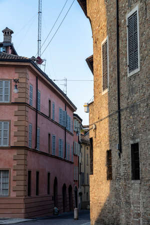 Parma, Emilia-Romagna, Italy: old typical street in the historic center