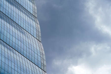 Milan, Lombardy, Italy: the modern Isozaki buildings in the new Citylife areaのeditorial素材