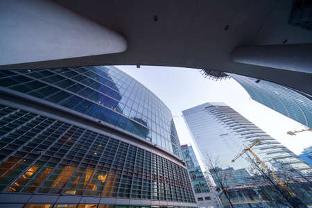 Milan, Lombardy, Italy: court of Palazzo Lombardia, known as Piazza Citta di Lombardia, the biggest...