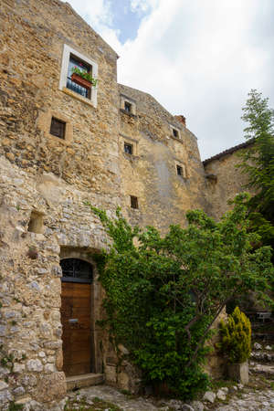 Santo Stefano di Sessanio, medieval village in the Gran Sasso Natural Park, L Aquila province,...