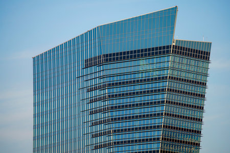 Milan, Lombardy, Italy: modern buildings at Gae Aulenti square