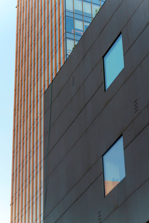 Milan, Lombardy, Italy: modern buildings at Porta Nuovaのeditorial素材