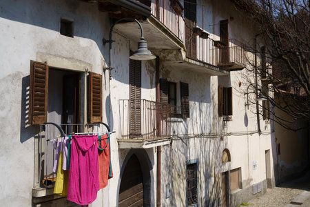 Castiglione Olona, Varese province, Lombardy, Italy: historic townの写真素材