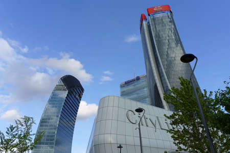 Milan, Lombardy, Italy: modern buildings at the Citylife park