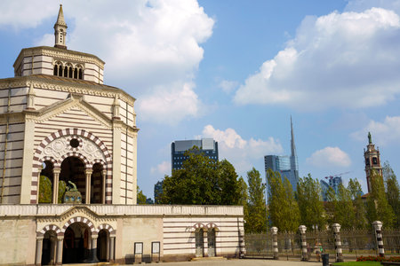 Cimitero Monumentale, historic cemetery in Milan, Lombardy, Italy