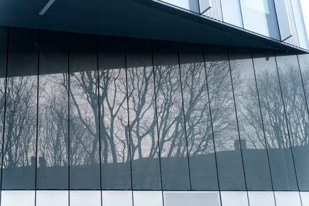 Milan, Lombardy, Italy: modern buildings along via Faravelliの写真素材