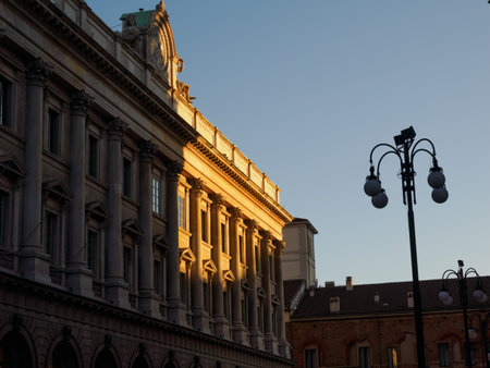 Piazza Duomo, historic square in Milan, Lombardy, Italy