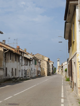 Terranova, a rural town near Casale Monferrato, Alessandria province, Piedmont, Italyの写真素材