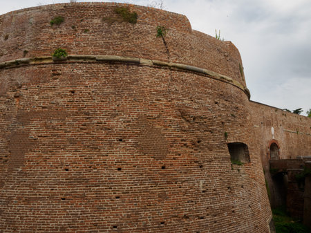 Castle of Casale Monferrato, Alessandria province, Piedmont, Italyの写真素材