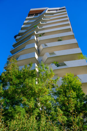 Milan, Lombardy, Italy: Citylife, modern park with office, residential and commercial buildings