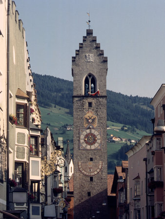 Vipiteno (Sterzing), historic town in Bolzano province, Trentino-Alto Adige, Italyの写真素材