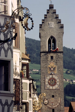 Vipiteno (Sterzing), historic town in Bolzano province, Trentino-Alto Adige, Italyの写真素材