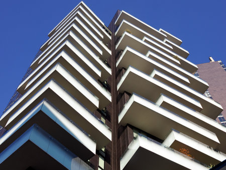 Modern buildings at Porta Nuova in Milan, Lombardy, Italy