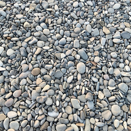 pebble beach on the Black Sea coast