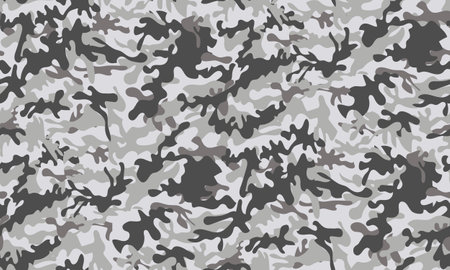 Texture military camouflage repeats seamless Vector Pattern For fabric, background, wallpaper and others. Classic clothing all over print.のイラスト素材