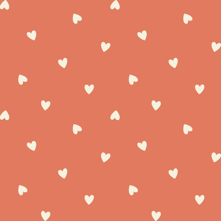 Abstract seamless vector pattern of love hearts. Design for use background Textile all over fabric print wrapping paper and others. Repeating texture surface pattern easy edit andのイラスト素材