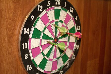 Darts targetの写真素材