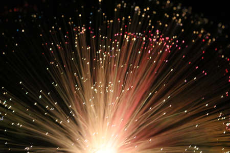 Abstract colorful background, fiber opticsの写真素材