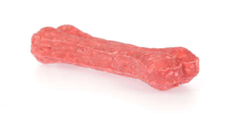 Dog bone isolated on white background