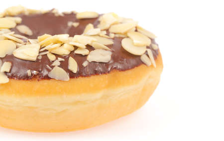 donut isolated on white backgroundの写真素材