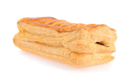 pie isolated on white backgroundの写真素材