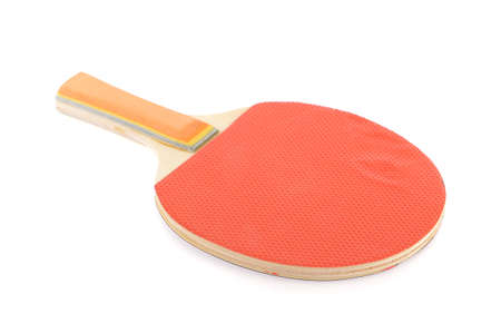 ping-pong rackets  isolated on white backgroundの写真素材