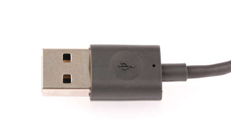 adapter USB charger isolated on a white background