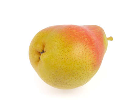 pears isolated on white backgroundの写真素材