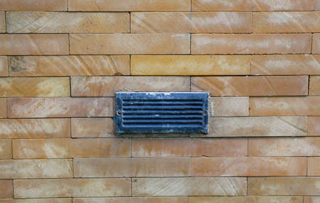 Yellow brick wall texture backgroundの写真素材